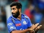 Mumbai Indians' Jasprit Bumrah during the match against Royal Challengers Bengaluru 

