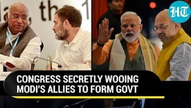 CONGRESS SECRETLY WOOING MODI'S ALLIES TO FORM GOVT