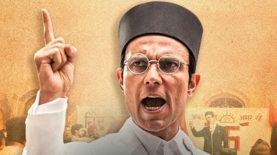 Actor Randeep Hooda in a still from Veer Savarkar.