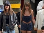 Today's round-up of best-dressed celebrities will lend you fashion tips on slaying colour-block style statements, nailing the trends at the airport, and how to do gym fashion like a pro. From Taylor Swift in an all-denim outfit to Kriti Sanon at the airport, here's a look at the best-dressed stars of the day. 