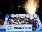 India competed their Asian Champions Trophy title defence by beating home favourites China 1-0 in Hulunbuir. India were already the most succesfull team in the tournament's history and have now won the title a record five times. (Hockey India)