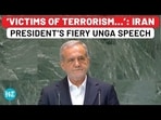 Iran President Pezeshkian Lashes Israel & U.S. In UNGA Speech